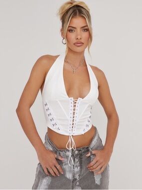 White Fox Boutique White Best for You Bustier